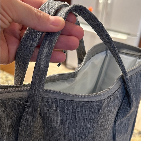 Gray small baby diaper Bag with packets compartments - Picture 6 of 8